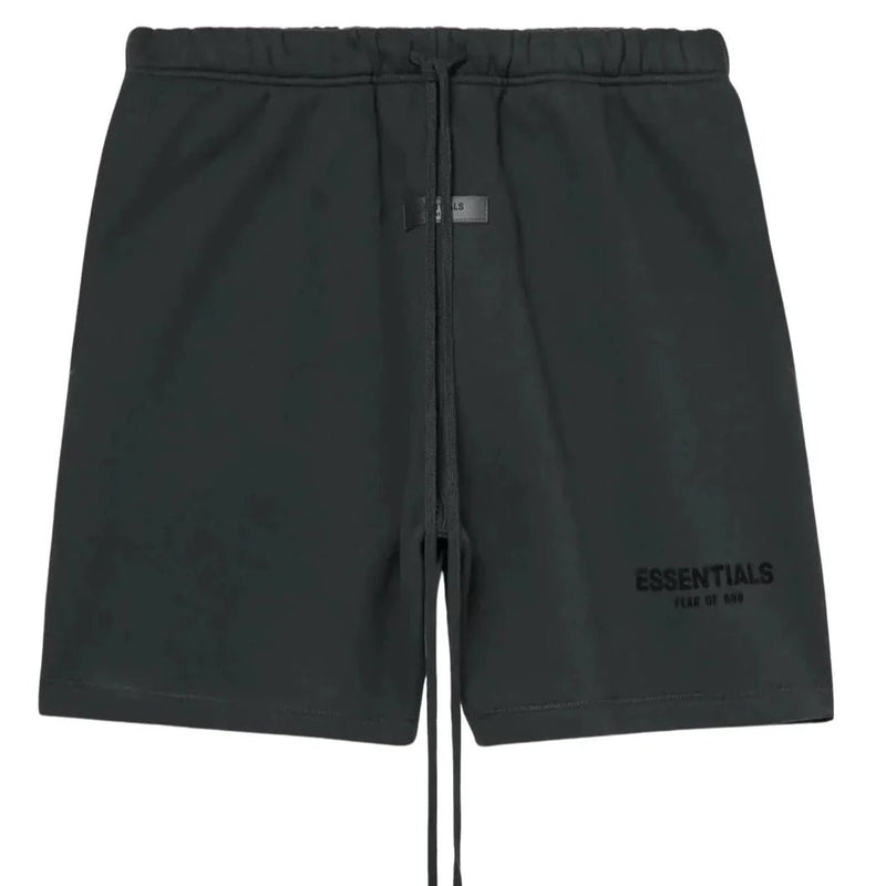 Fear Of God Essentials Black Stretch Limo Sweat Shorts SS22