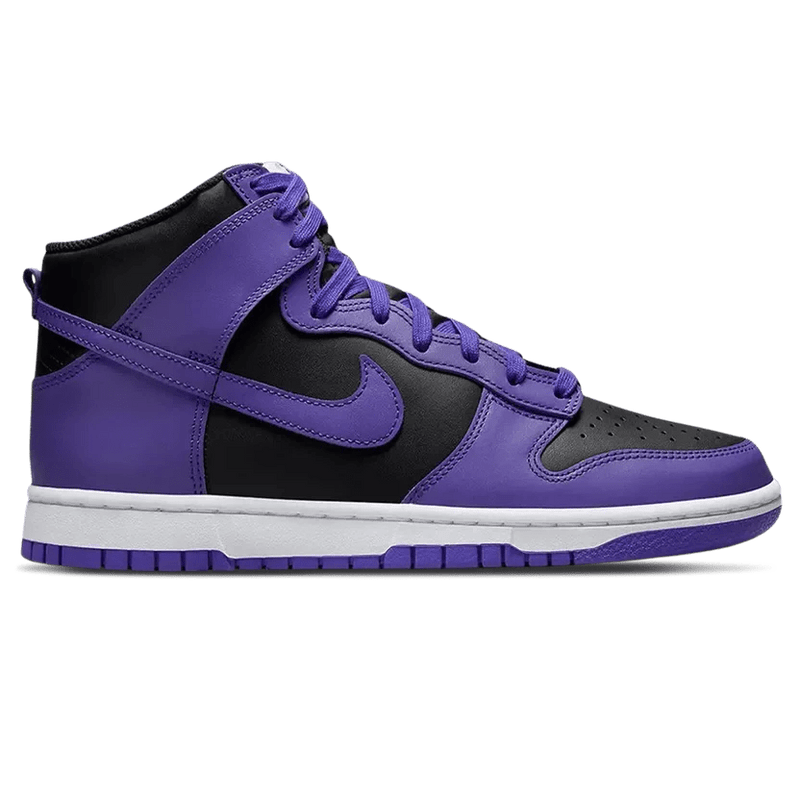 Purple black and white sales nikes