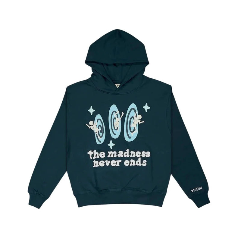Broken Planet Market The Madness Never Ends Saphire Hoodie