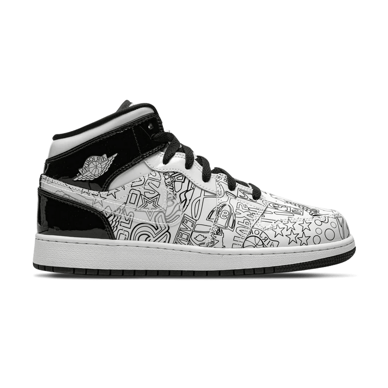 Air Jordan 1 Mid SE GS 'DIY'