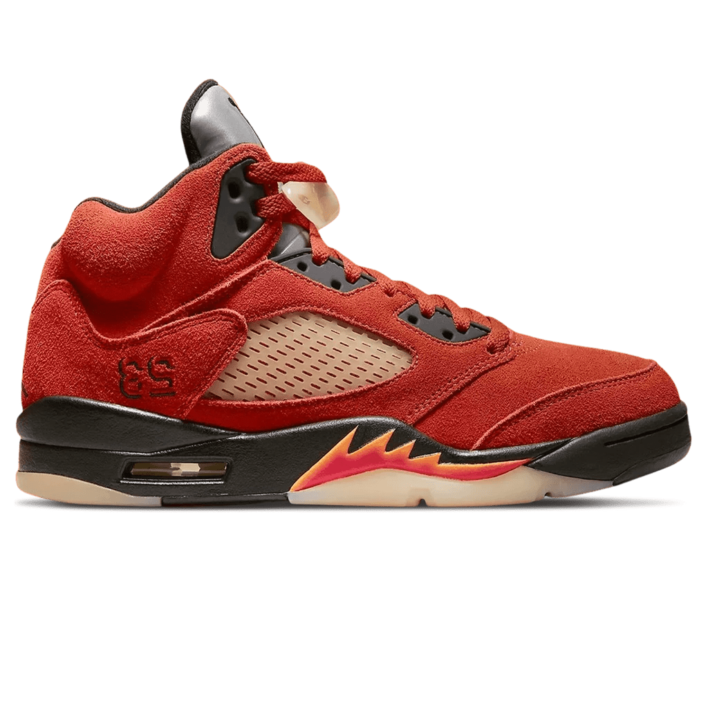 Retro 5 hot sale red jordans