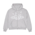 Broken Planet Market Zip Up Hoodie 'Stone Grey'