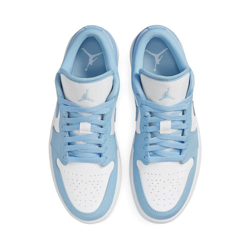 Air jordan 1 low best sale white blue