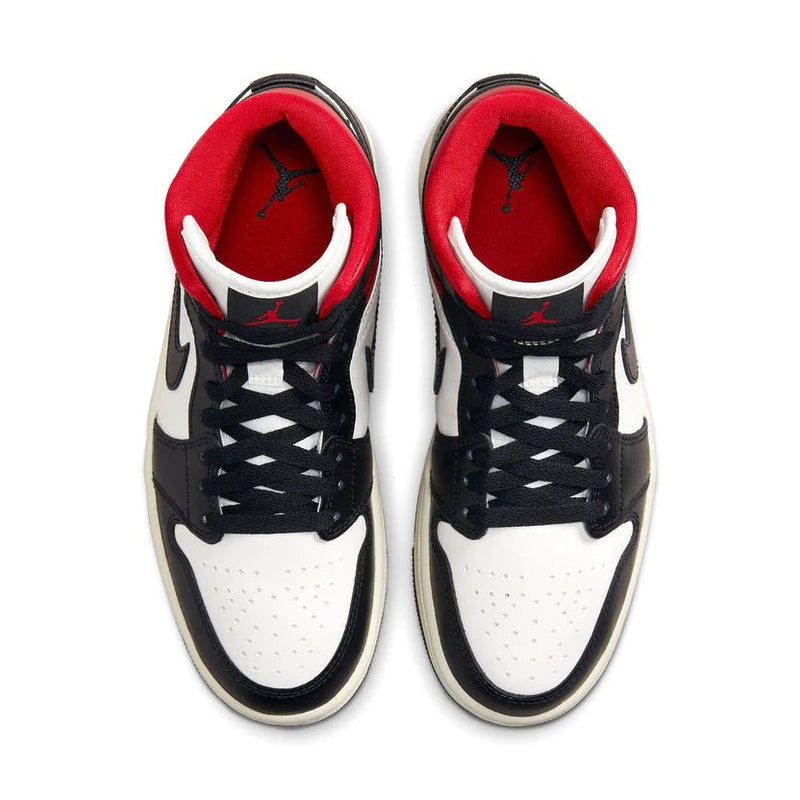 Black sail white gym shop red jordan 1