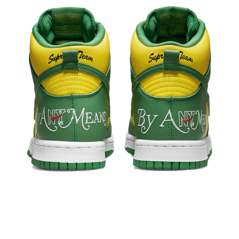 Supreme X Nike Dunk High SB 'By Any Means - Brazil'