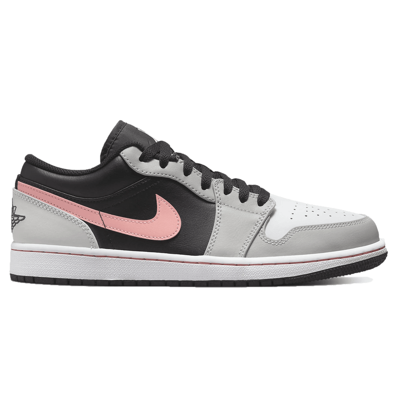 Pink and gray hot sale jordans