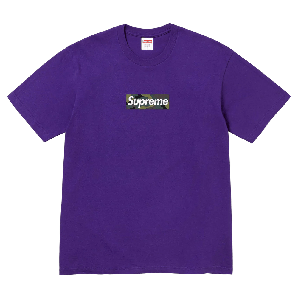 Supreme Box Logo Tee Purple FW23 What s Your Size UK