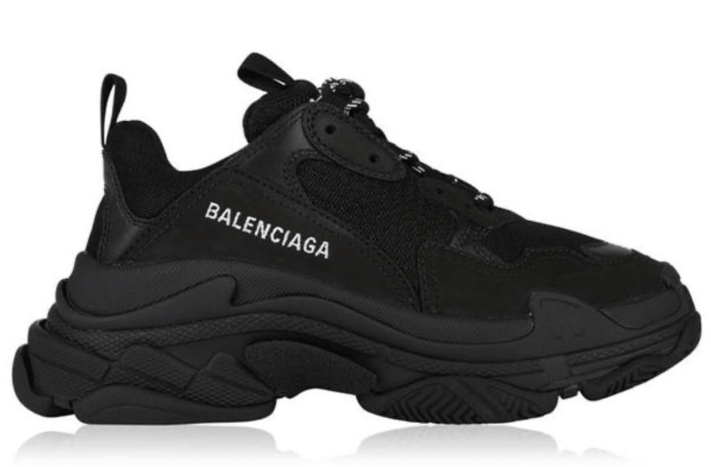 BALENCIAGA TRIPLE S BLACK WOMENS TRAINERS What s Your Size UK