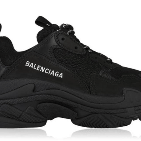 BALENCIAGA TRIPLE S BLACK WOMENS TRAINERS What s Your Size UK