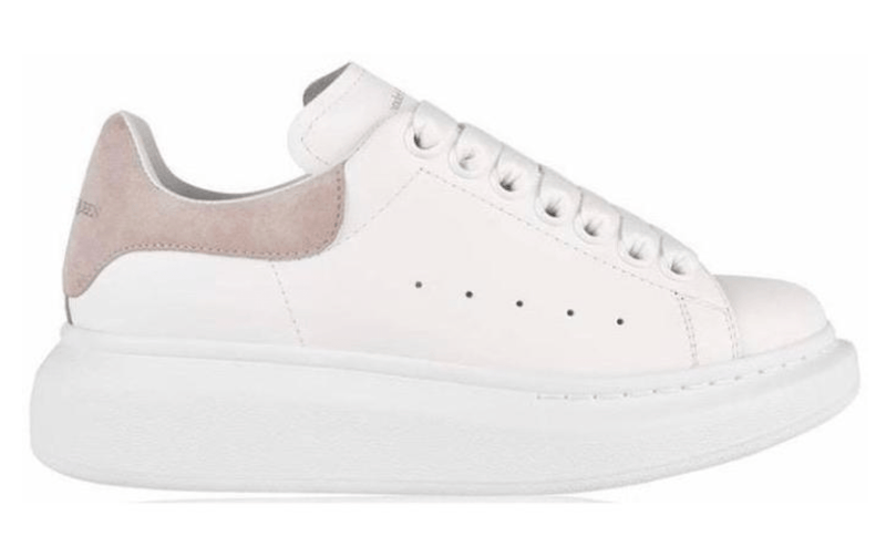 Alexander McQueen Oversized White Pink Womans Trainers