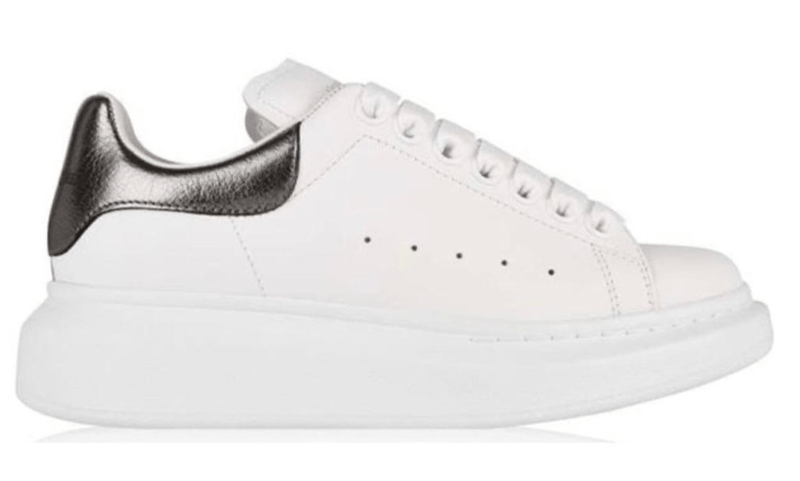 Alexander McQueen Oversized White Pearl Woman s Trainers What s