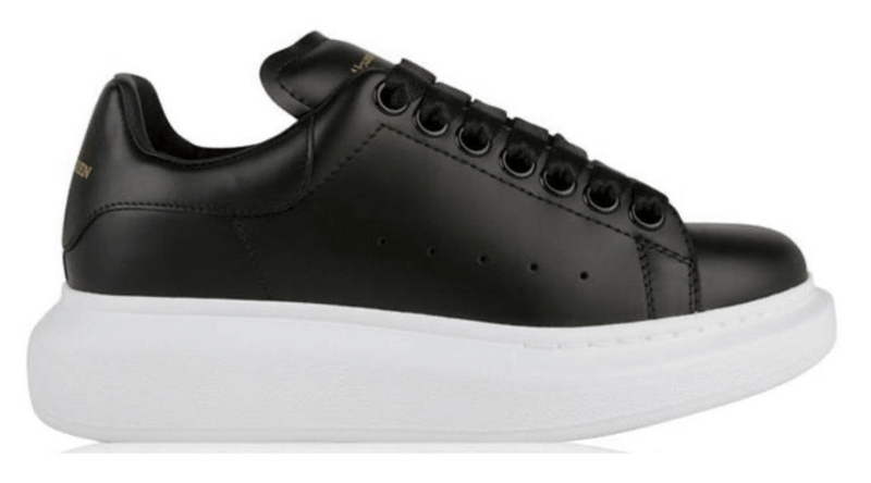 Alexander McQueen Oversized Black White Womans Trainers