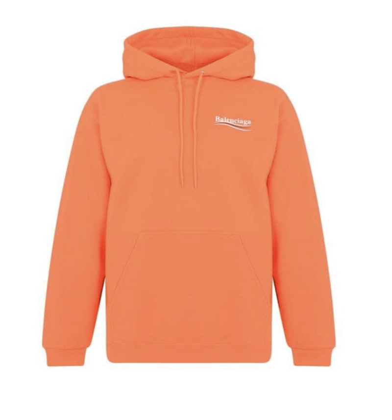 Orange sales balenciaga hoodie