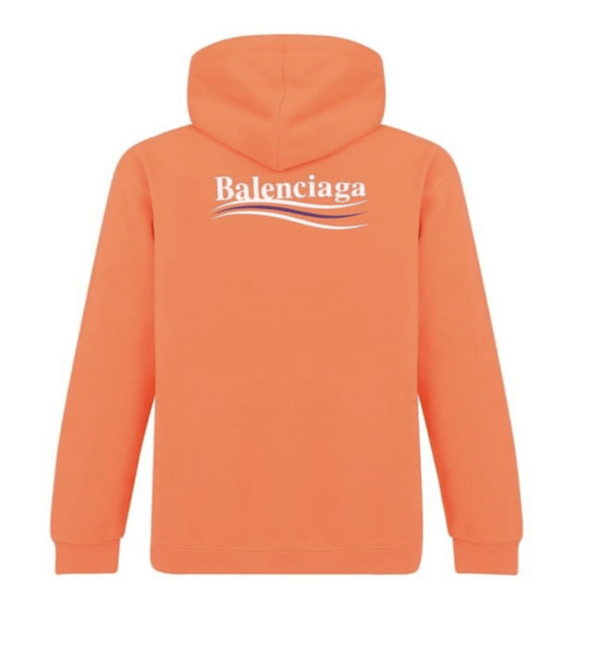 Orange balenciaga hoodie online