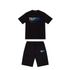 Trapstar Chenille Decoded Short Set - Black Ice Flavours 2.0 Edition