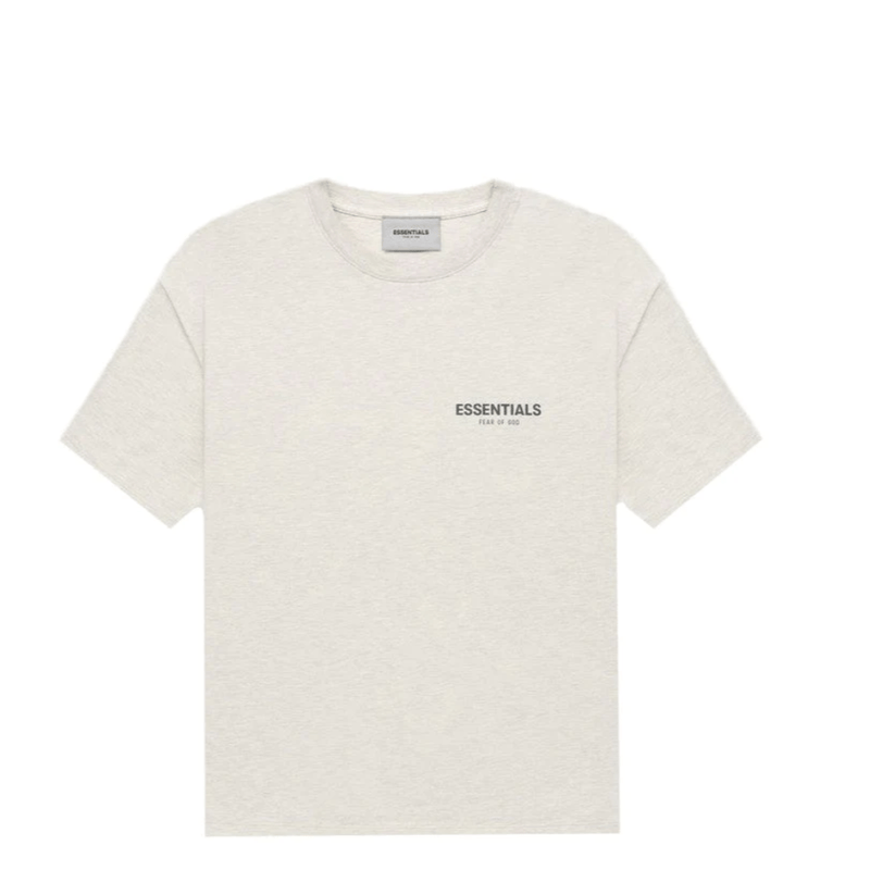 Fear Of God Essentials Light Heather Oatmeal Core Collection T Shirt