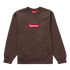 Supreme Box Logo Crewneck 'Brown' (FW22)