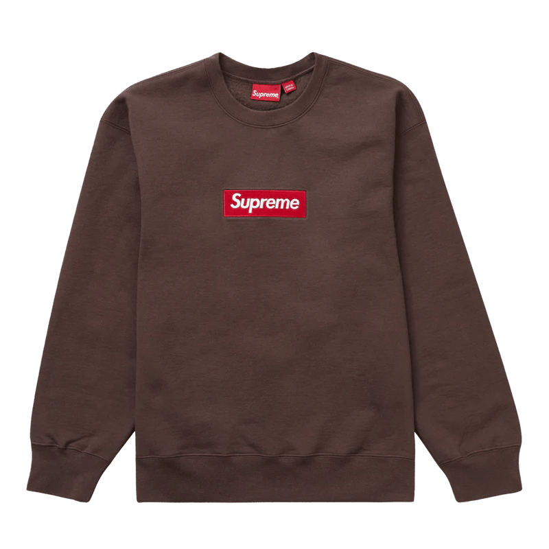 Supreme Box Logo Crewneck 'Brown' (FW22) – What's Your Size UK