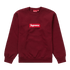 Supreme Box Logo Crewneck 'Cardinal' (FW22)