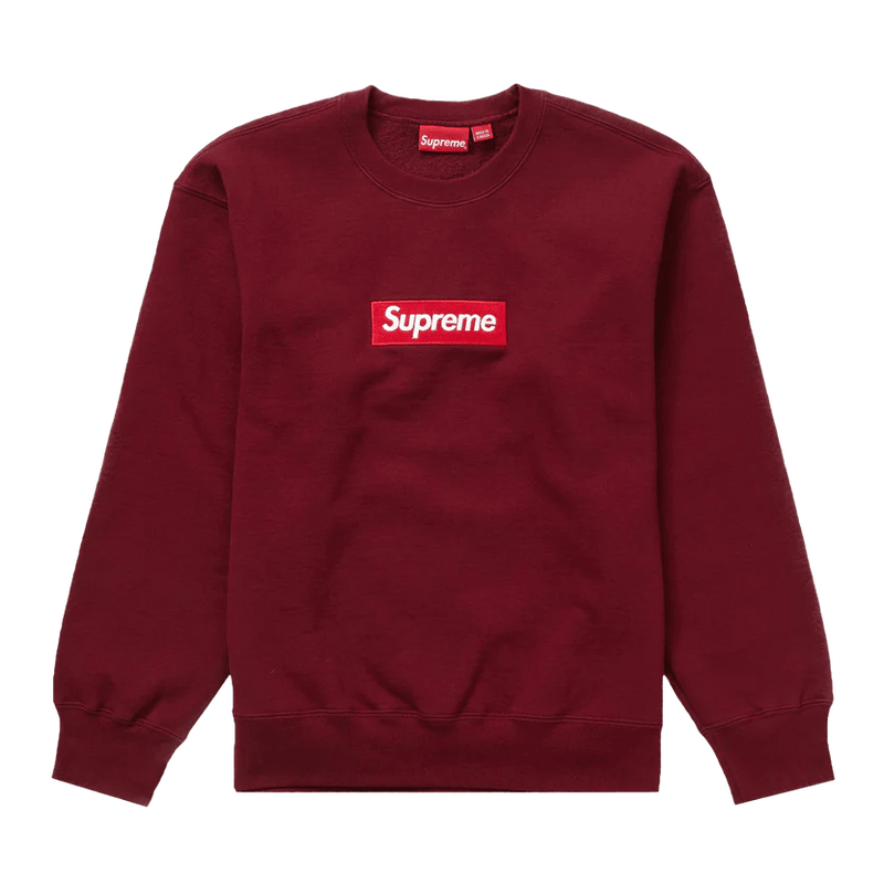 Supreme Box Logo Crewneck 'Cardinal' (FW22)