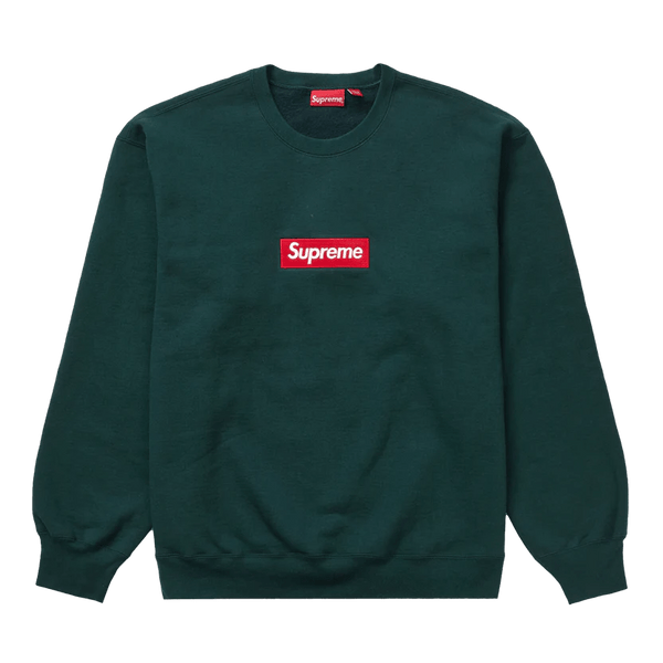Supreme Box Logo Crewneck Dark Pine FW22 What s Your Size UK