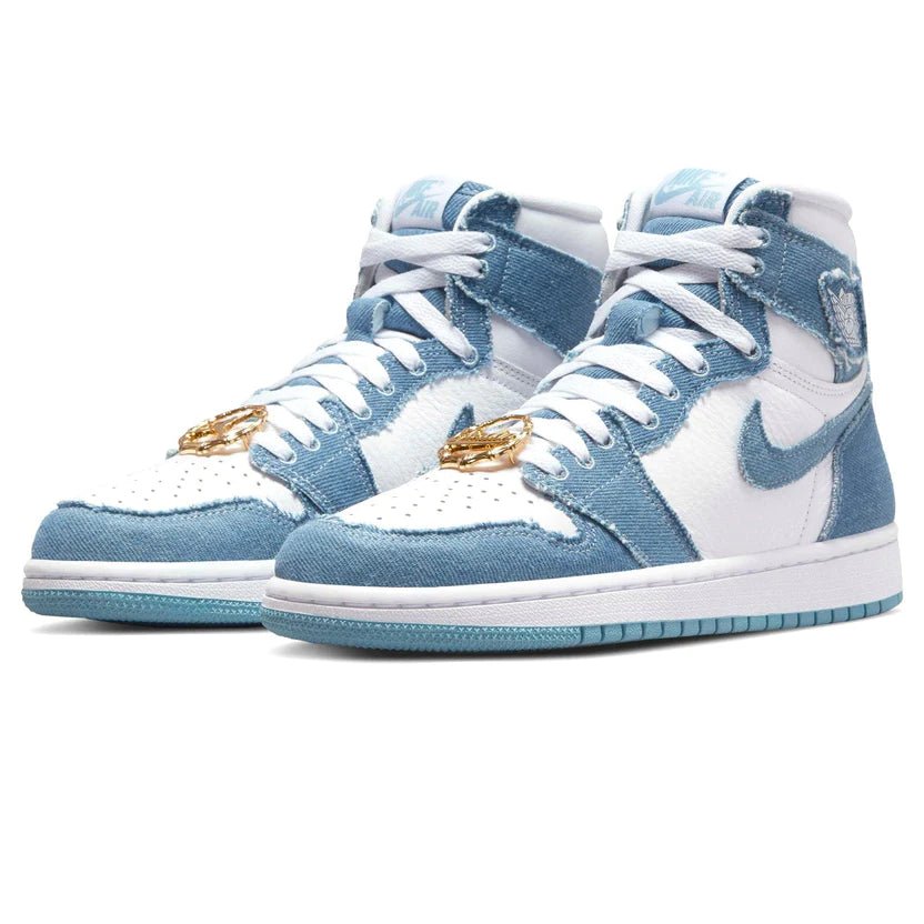 靴 Nike Women's Air Jordan 1 High OG Denim Air Jordan 1 Retro High Wmns OG 'Denim' – What's Your Size UK