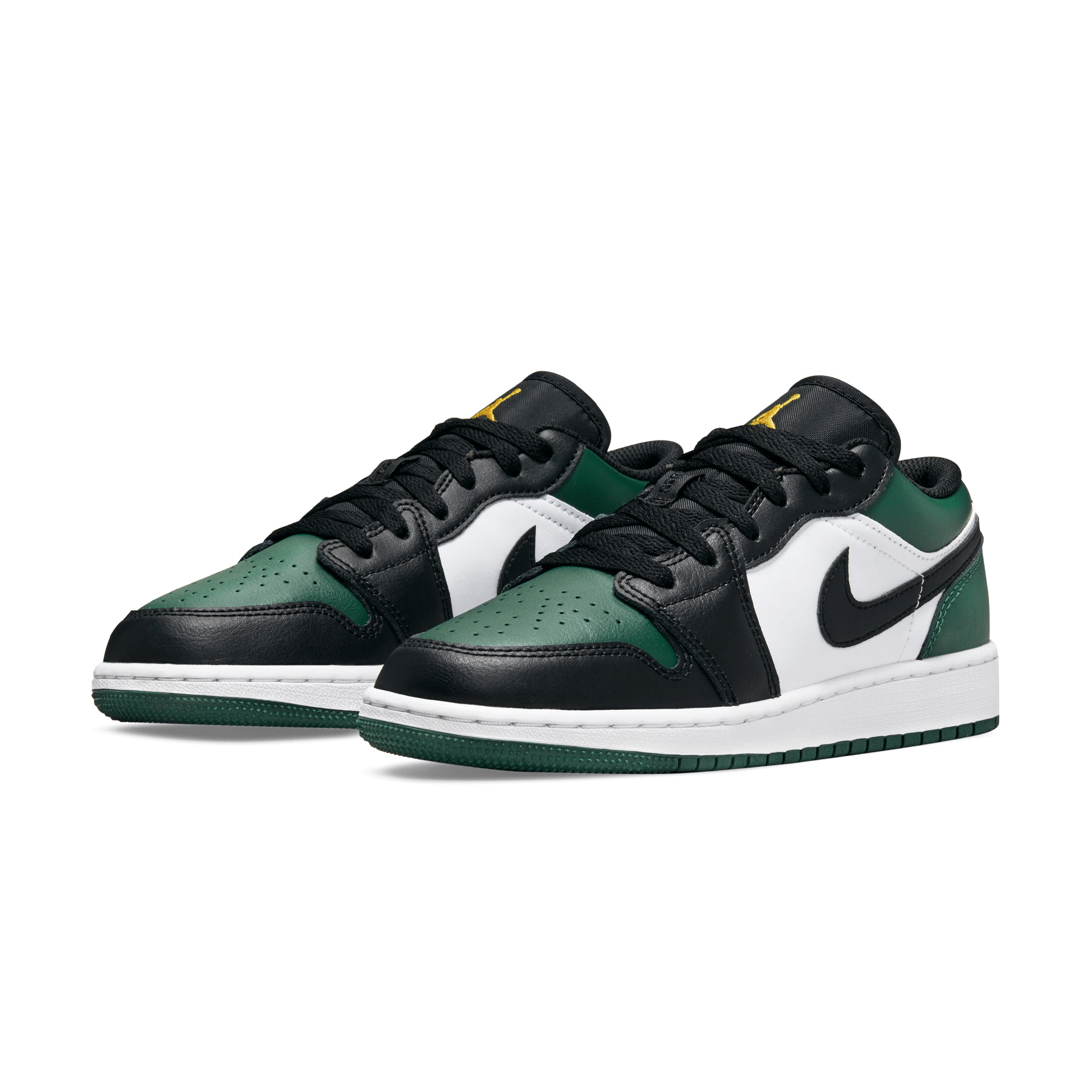 green and white aj1