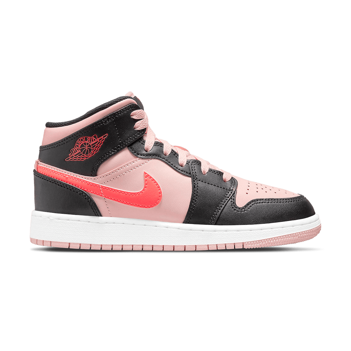 Air Jordan 1 Mid GS Black Pink Crimson What s Your Size UK