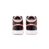 Air Jordan 1 Mid GS 'Black Pink Crimson' - OUTLET