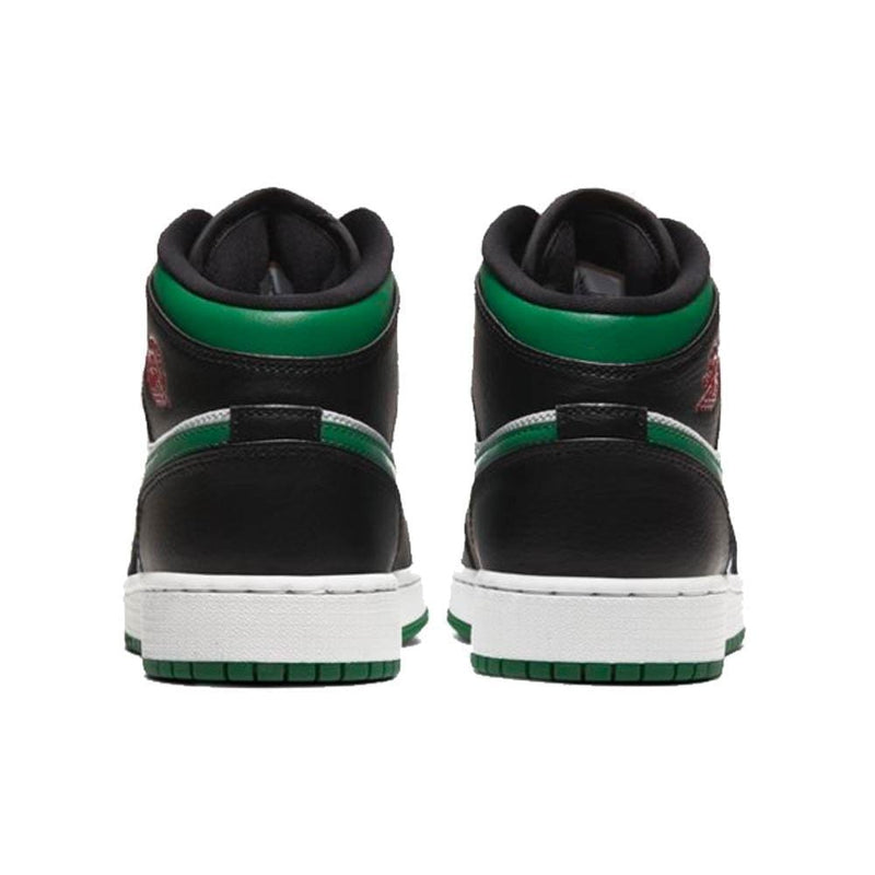 Air Jordan 1 Mid Black Pine Green