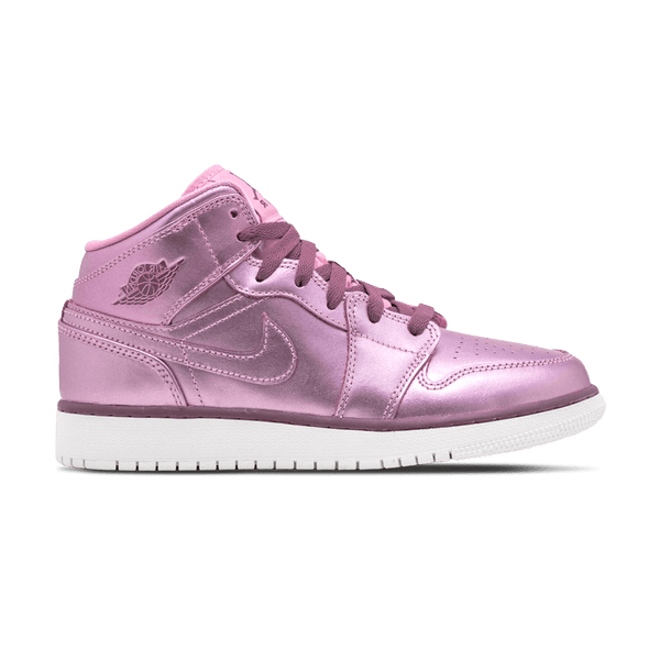 Pink metallic sales jordan 1