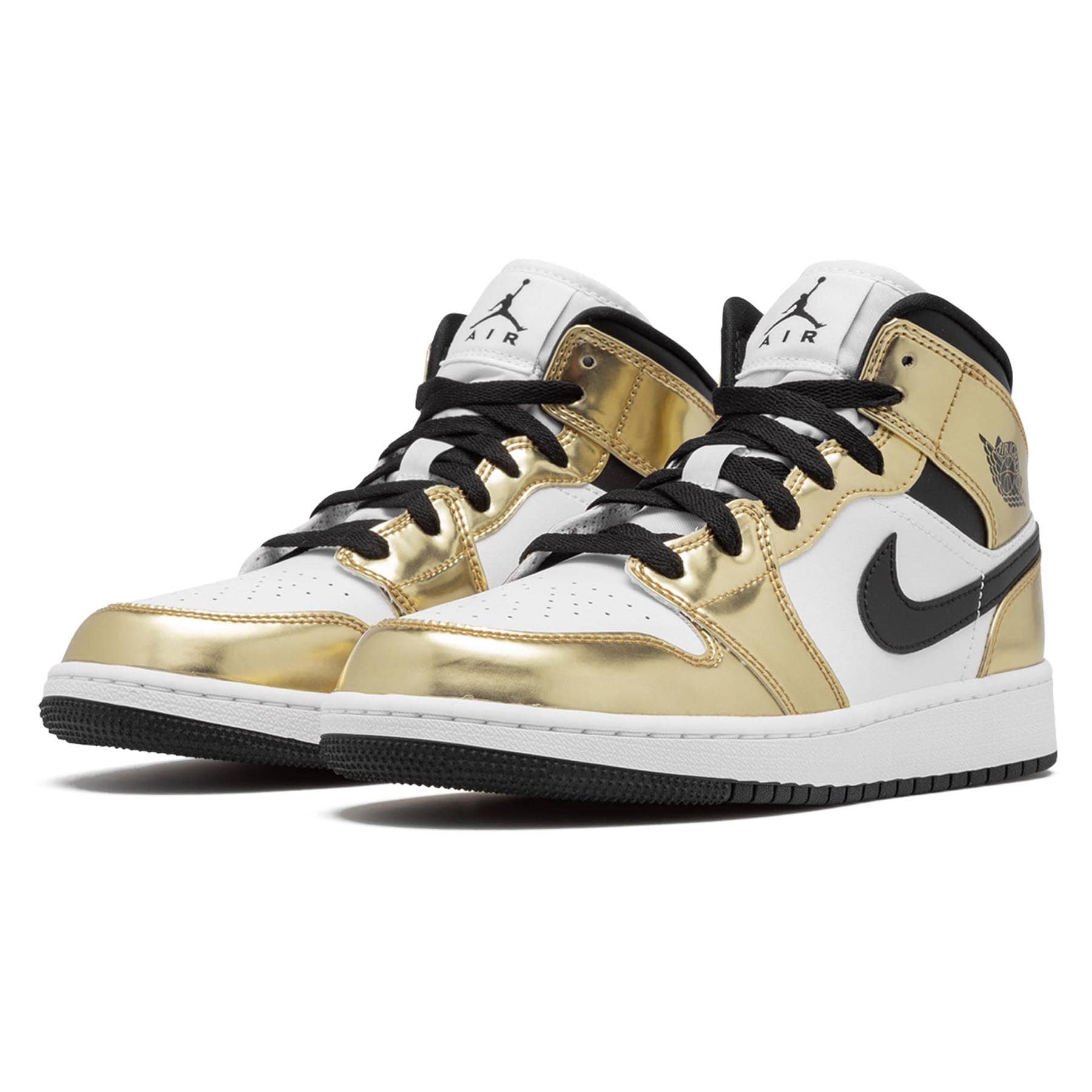 metallic gold aj1 mid