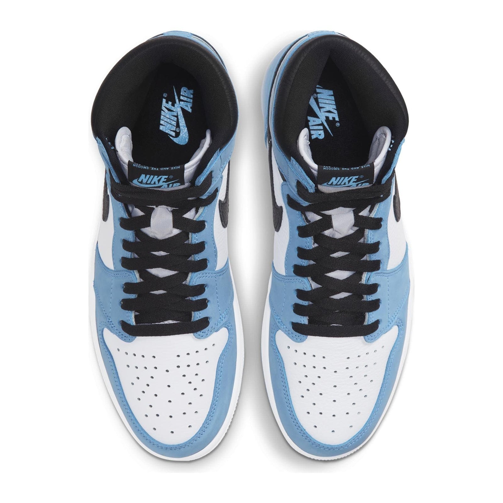 Jordan 1 high blue and white sale