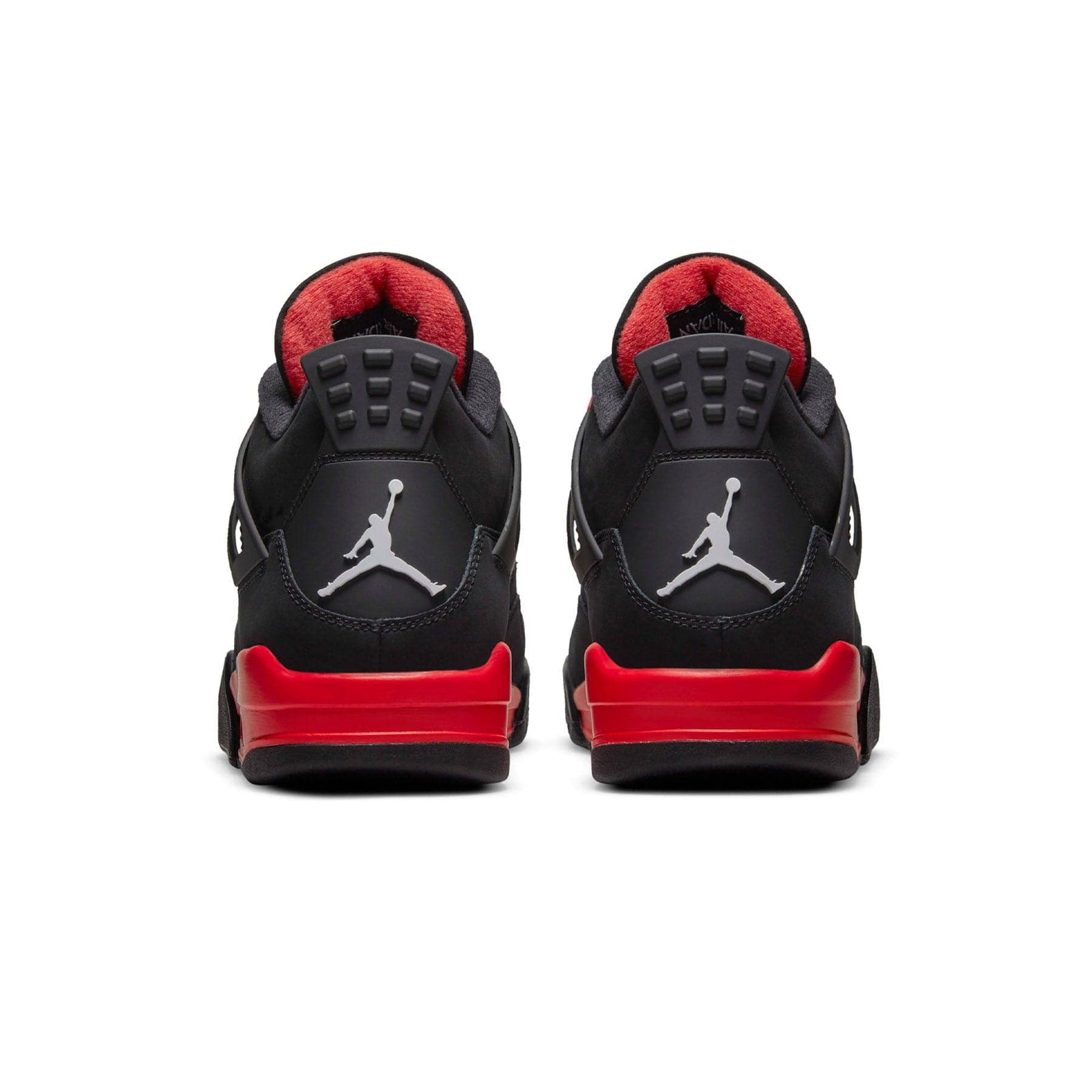 Red jordan 4's online