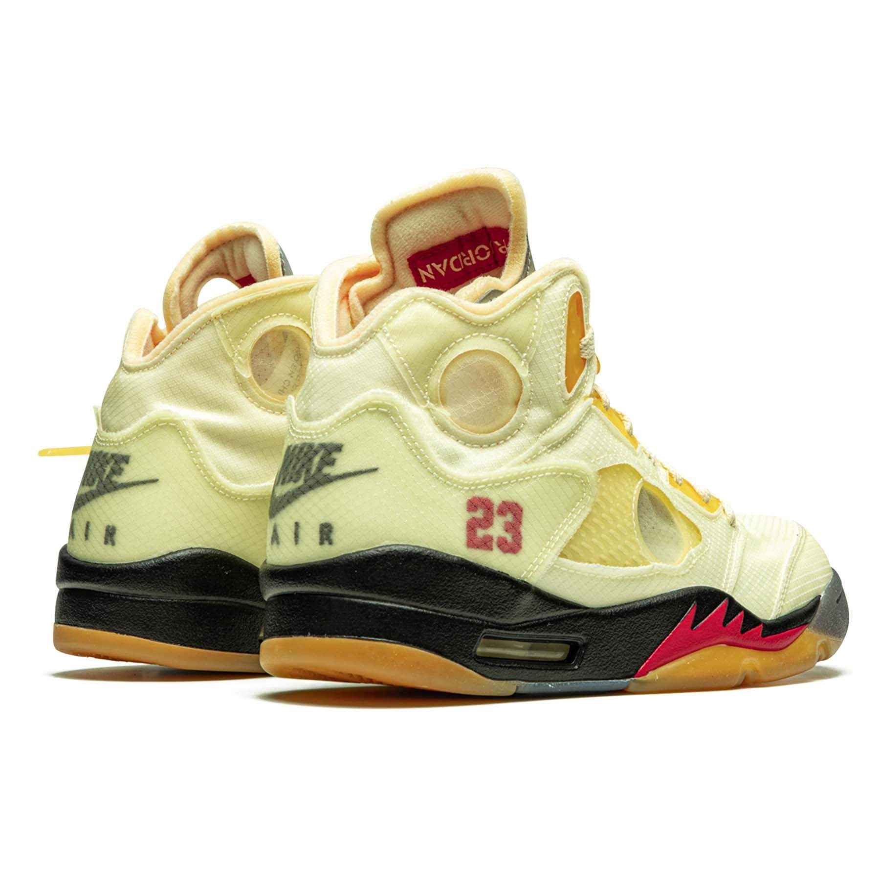 OFF-WHITE X Air Jordan 5 SP 'Sail' – What's Your Size UK