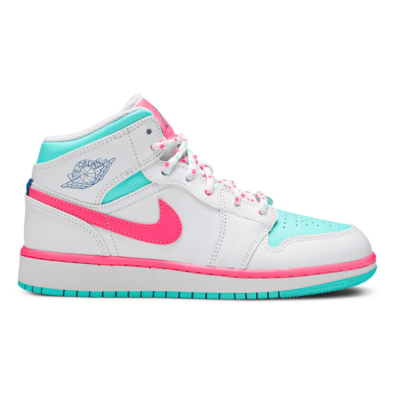 Retro 1 pink white discount