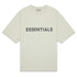 Fear Of God Essentials 3D Silicon Applique Boxy T-Shirt Alfalfa Sage