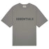 Fear Of God Essentials 3D Silicon Applique Boxy T-Shirt Gray Flannel / Charcoal
