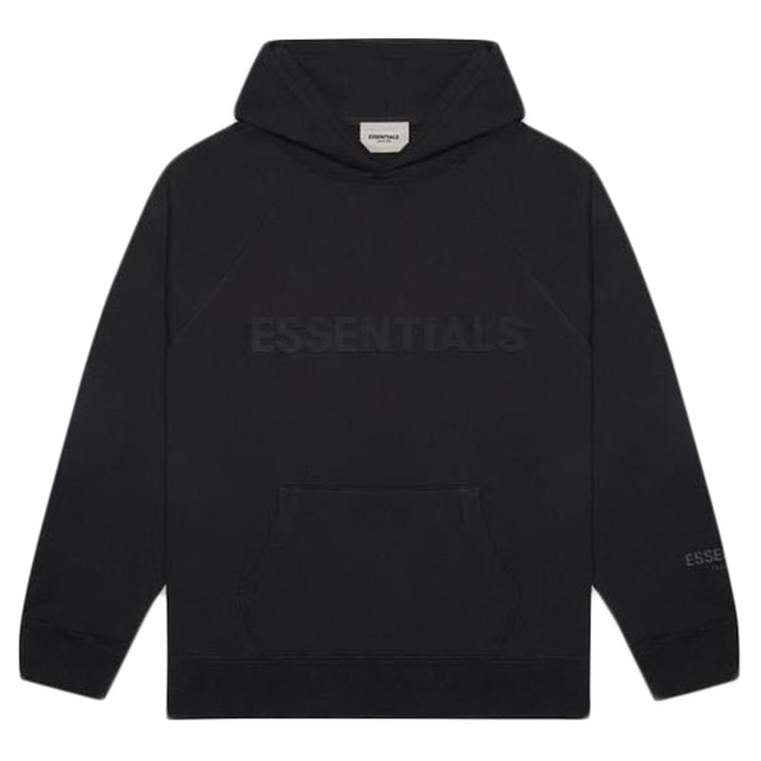 Fear Of God Essentials 3D Silicon Applique Pullover Hoodie Dark Slate / Stretch Limo / Black