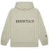Fear Of God Essentials 3D Silicon Applique Pullover Hoodie Moss