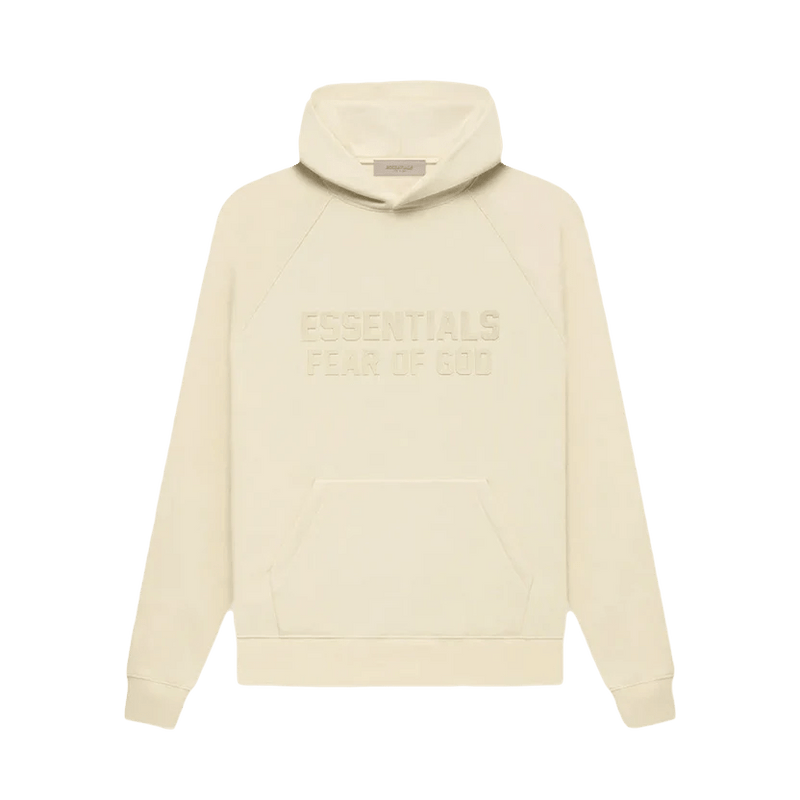 Fear of god sales essentials white hoodie