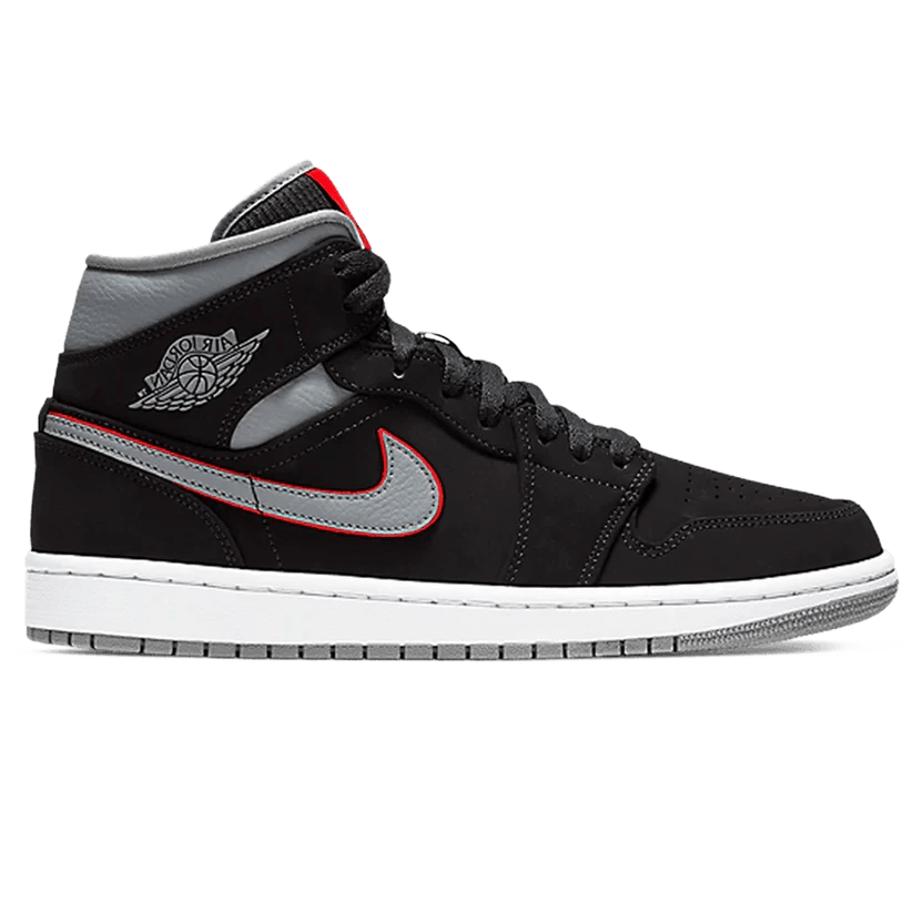 Air Jordan Mid 'Black Particle Grey Gym Red – What's Your Size UK