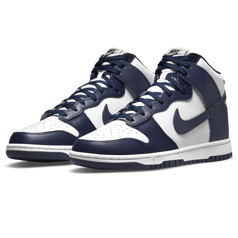 White and navy blue nike Clearance